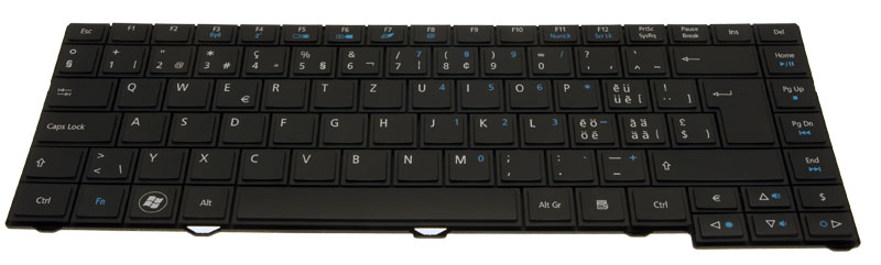 Acer Tastatur schweizerisch (CH) schwarz TravelMate 8473G Serie (Original)