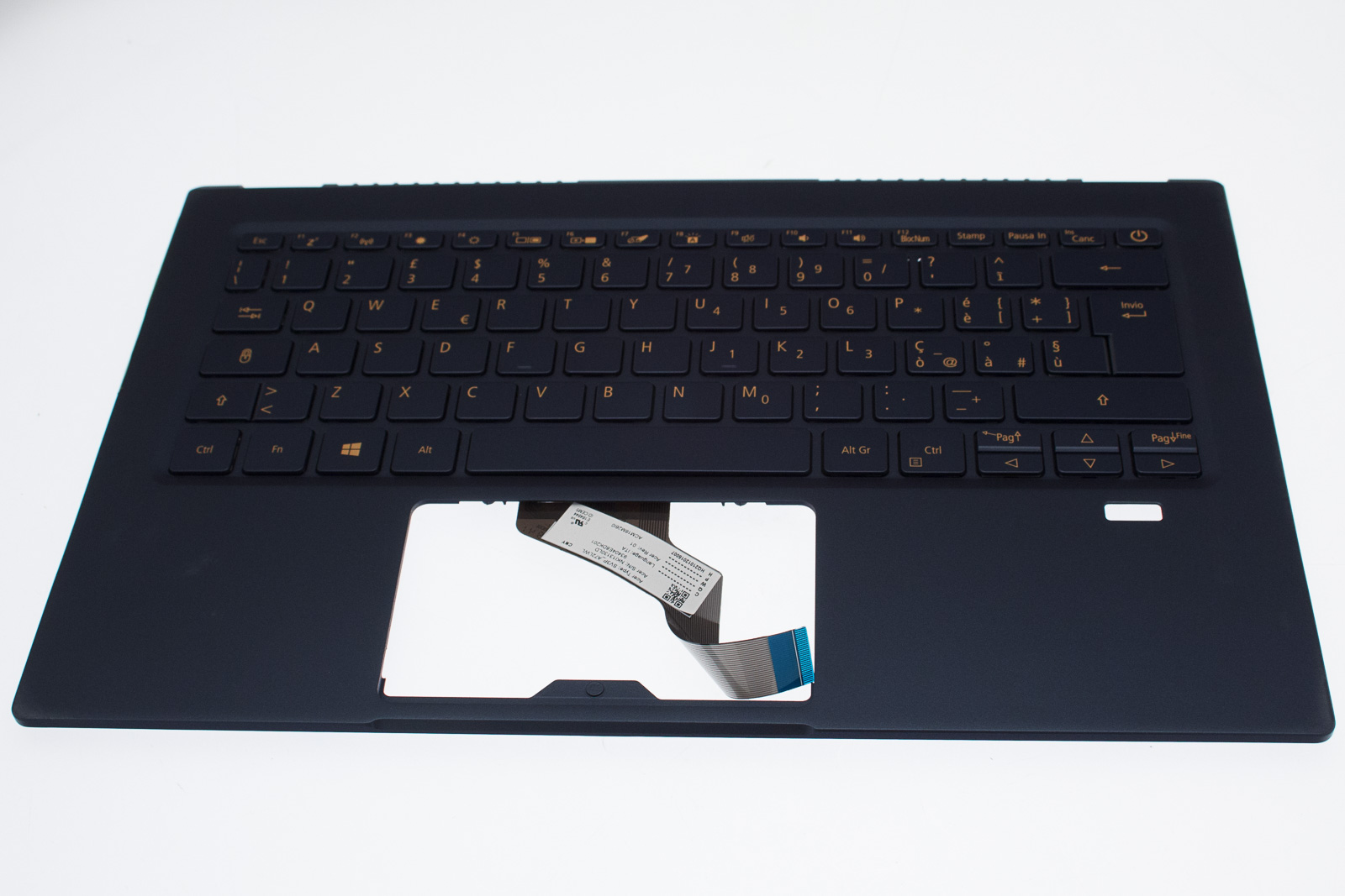 Acer Tastatur beleuchtet italienisch (IT) + Topcase blau Swift 5 SF514-54G Serie (Original)