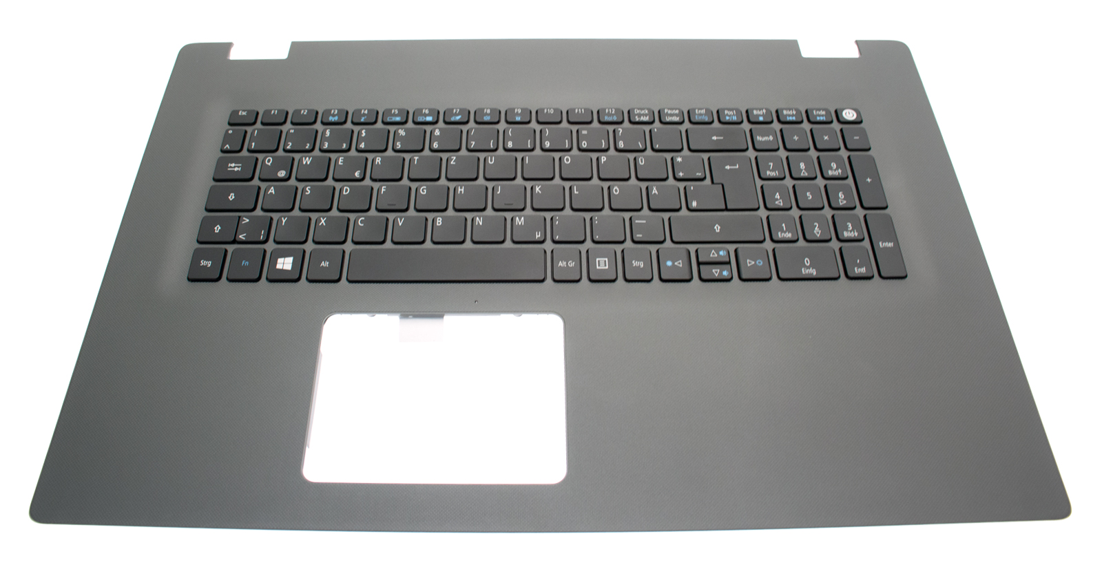 Acer Tastatur beleuchtet Deutsch (DE) + Top case grau Aspire E5-772G Serie (Original)