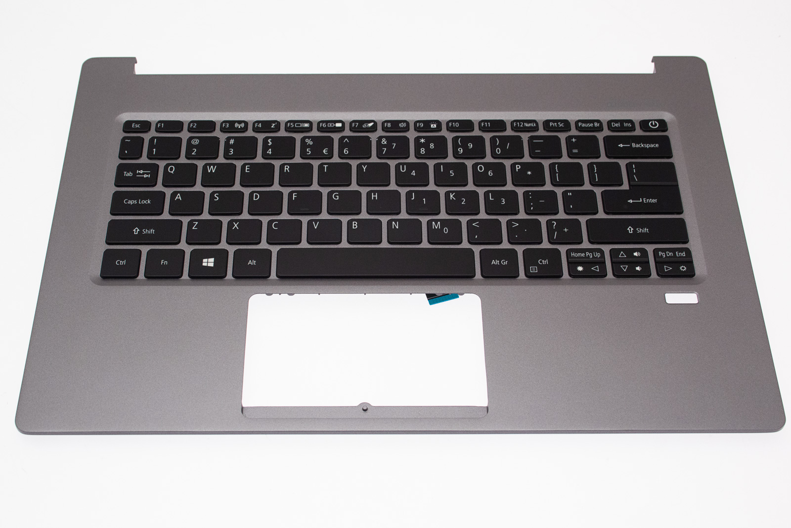 Acer Tastatur beleuchtet US-Int. (US) + Top case grau Swift 5 SF514-51 Serie (Original)