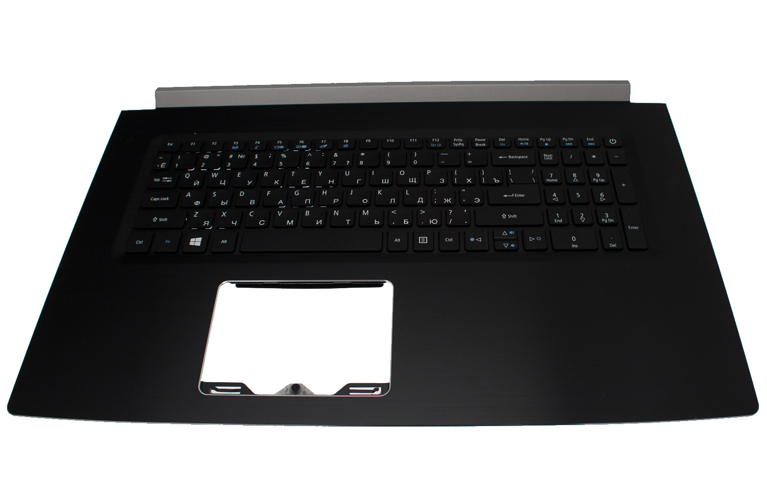 Acer Tastatur Russisch (RU) + Top case schwarz Aspire 5 A517-51G Serie (Original)