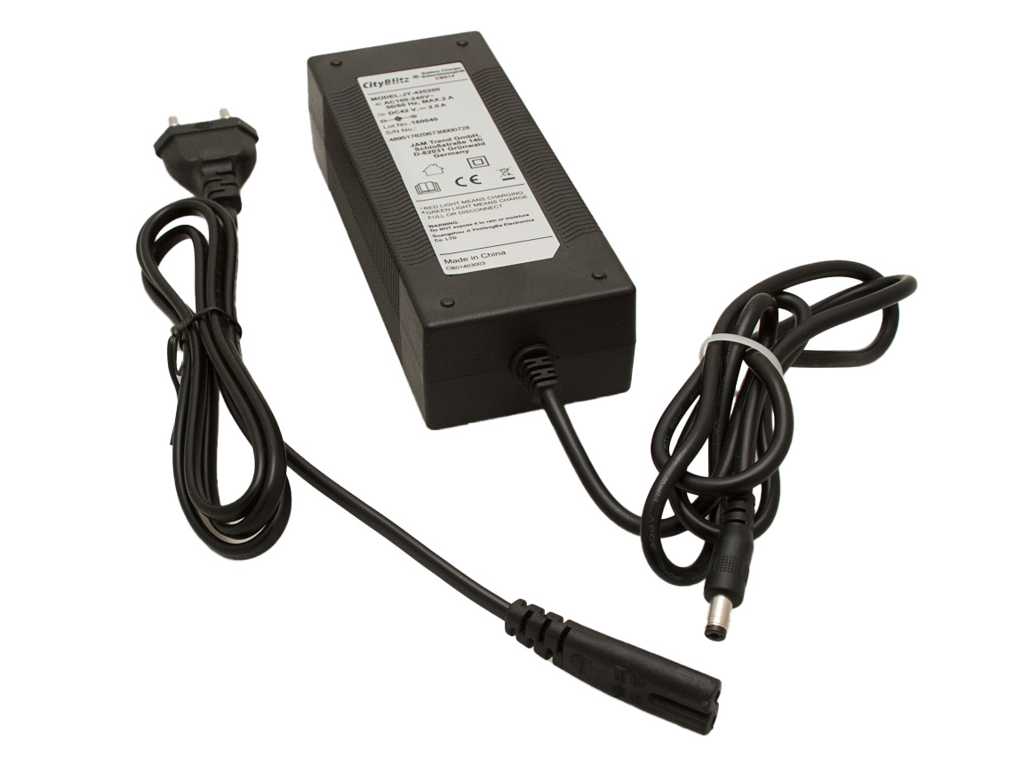 CITYBLITZ Netzteil / Ladegerät inkl. Netzkabel CB014 (Original)