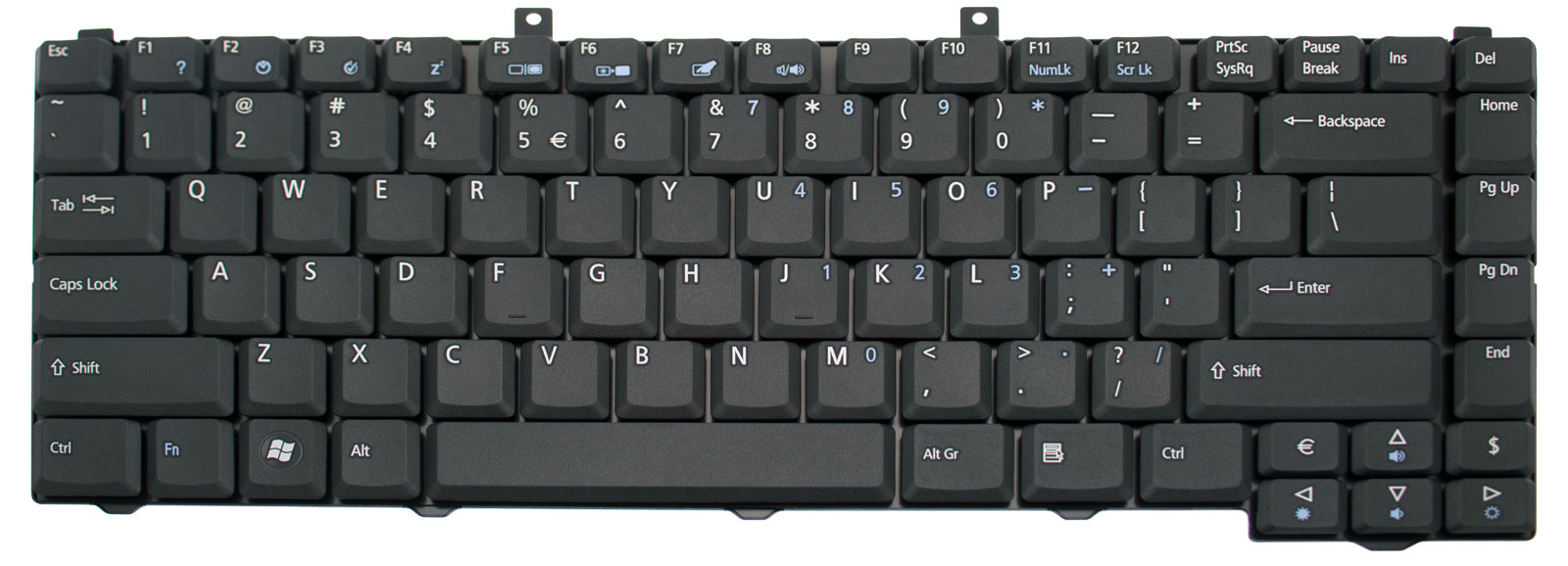 Acer Tastatur US-Int. (US) Aspire 5610 Serie (Original)