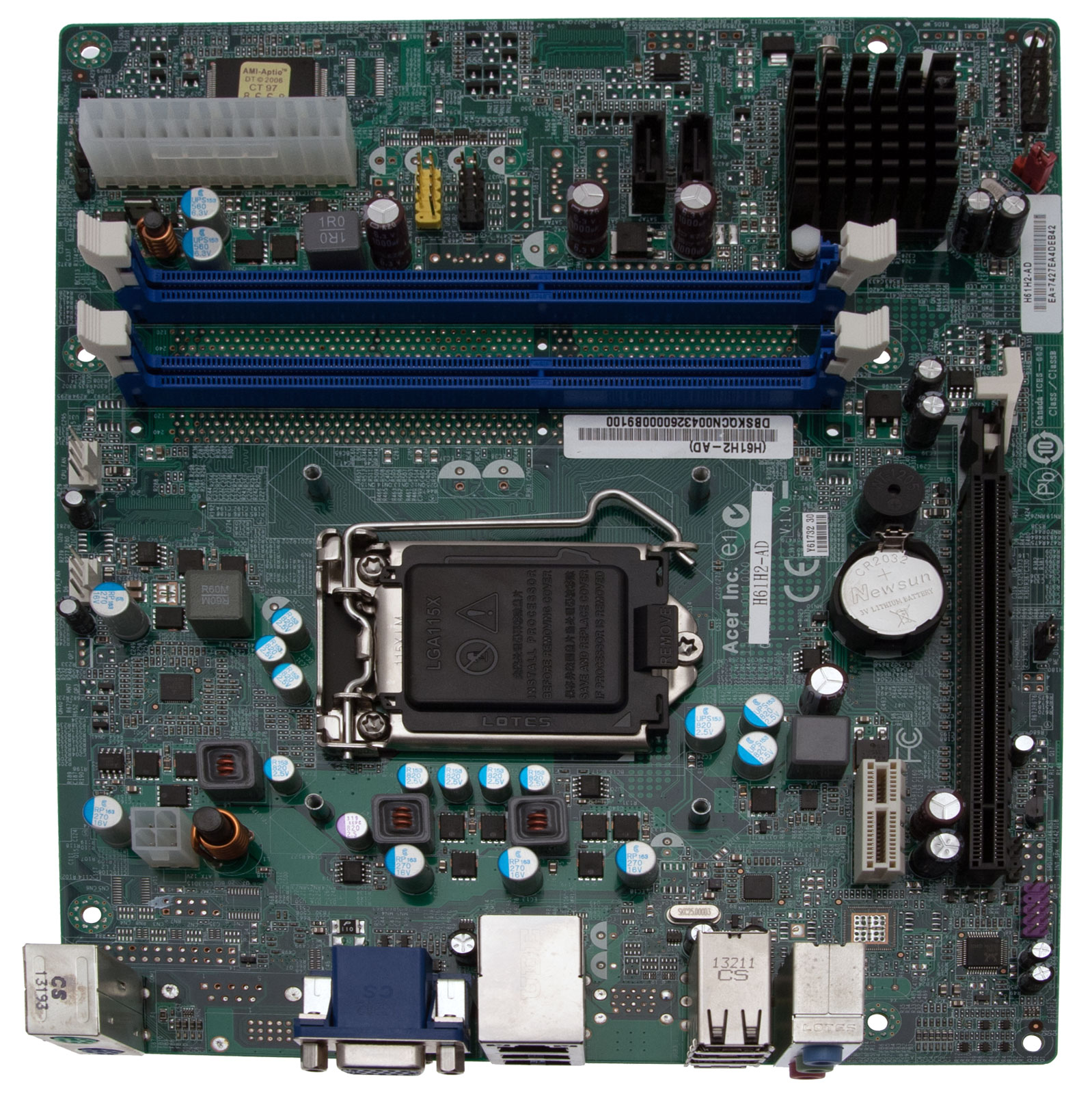 Acer Mainboard EH61.82579V.2DIMM Aspire 1600X Serie (Original)