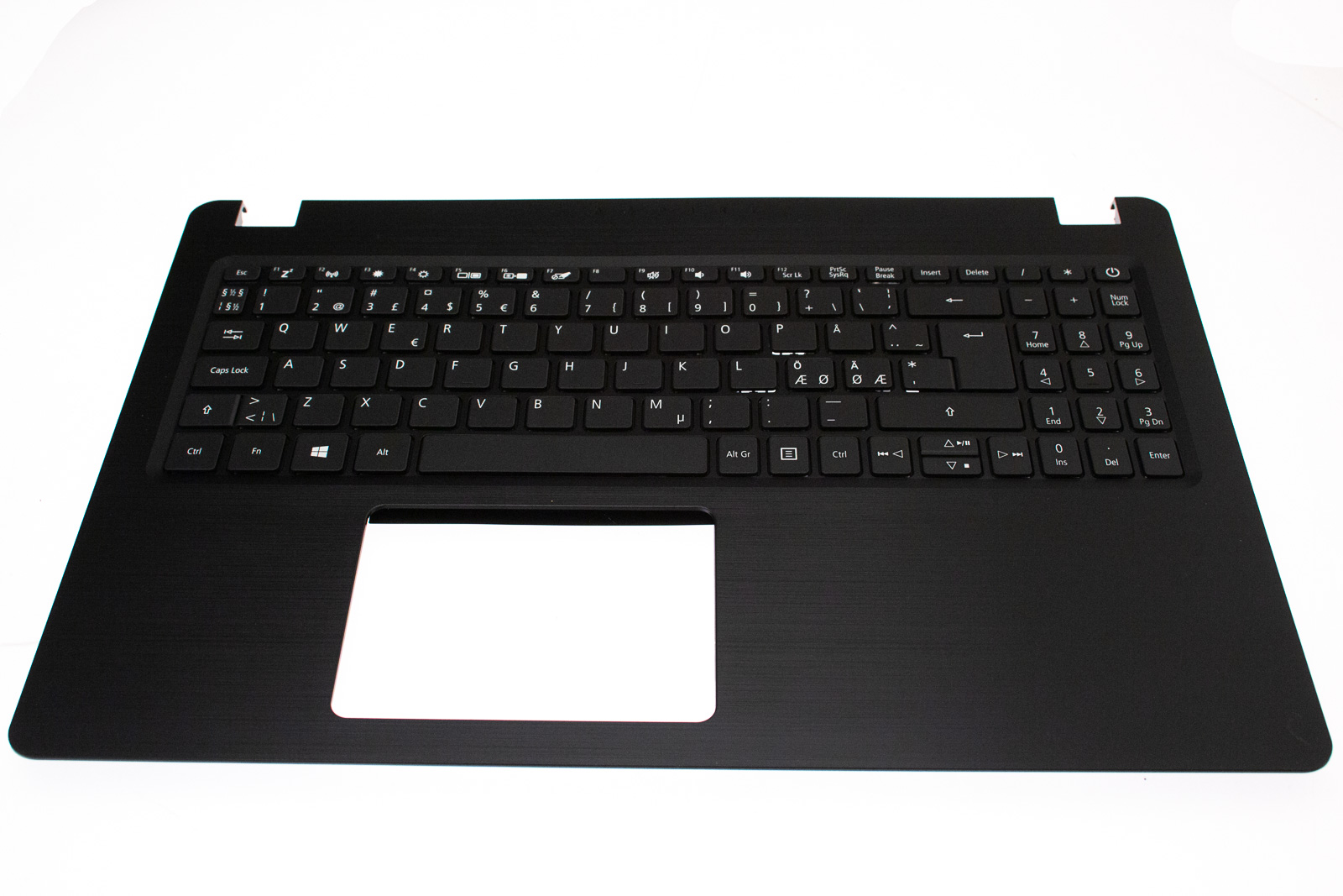 Acer Tastatur Nordisch (NORDIC) + Topcase schwarz Aspire 5 A515-52G Serie (Original)