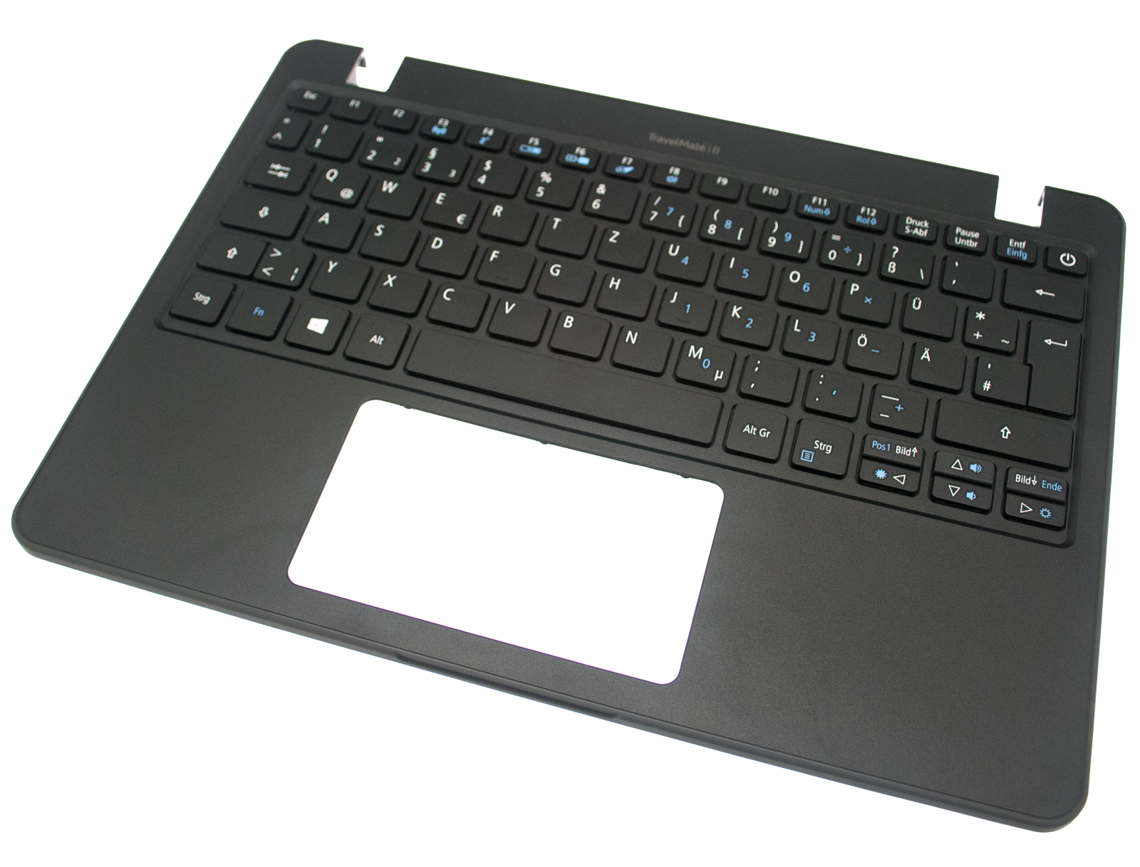 Acer Tastatur deutsch (DE) + Topcase schwarz TravelMate B117-M Serie (Original)
