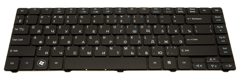 Acer Tastatur russisch (RU) schwarz TravelMate 8481T Serie (Original)