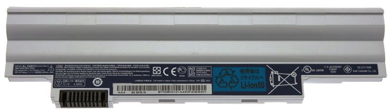 Packard Bell Akku / Batterie 4400mAh weiß Dot SC Serie (Original)