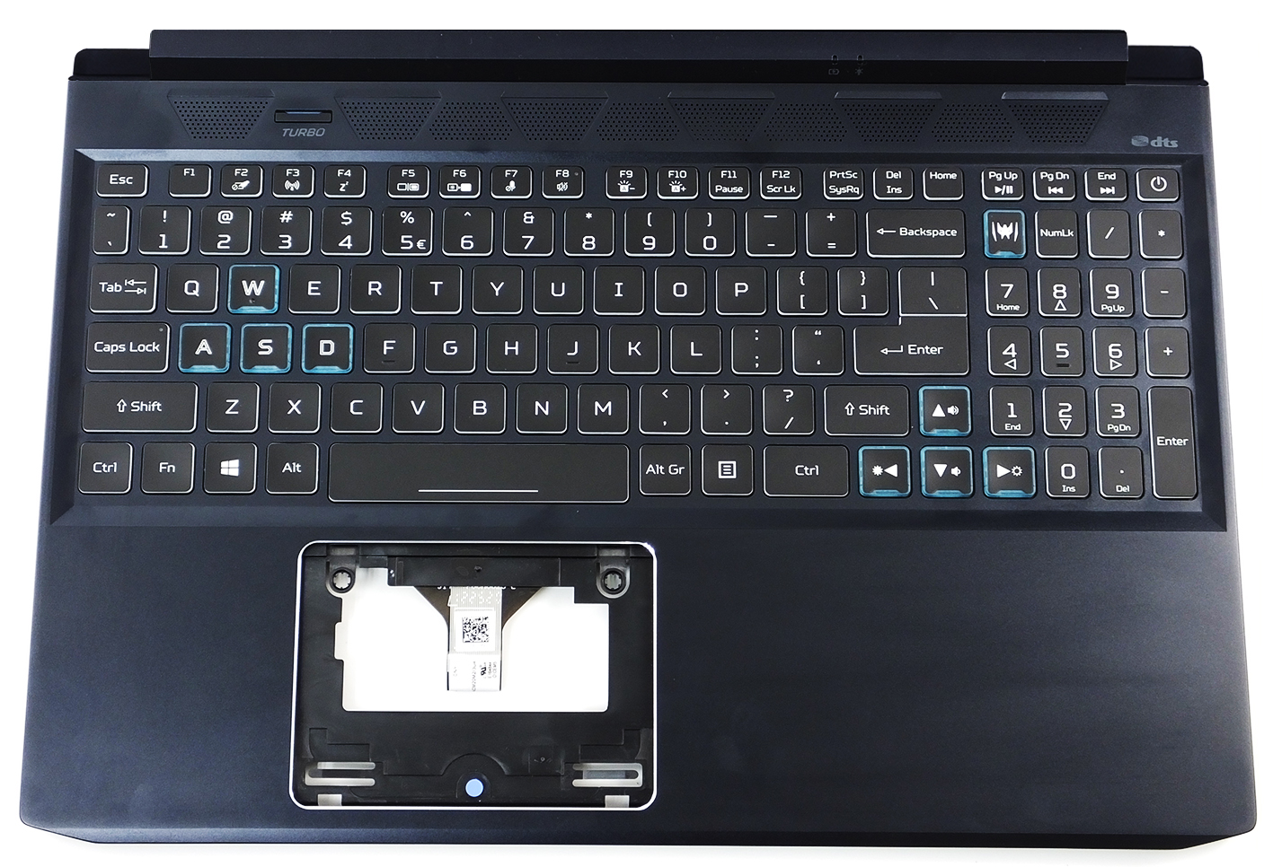 Acer Tastatur beleuchtet US-Int. (US) + Topcase schwarz Predator Triton 300 (PT315-53) Serie (Original)