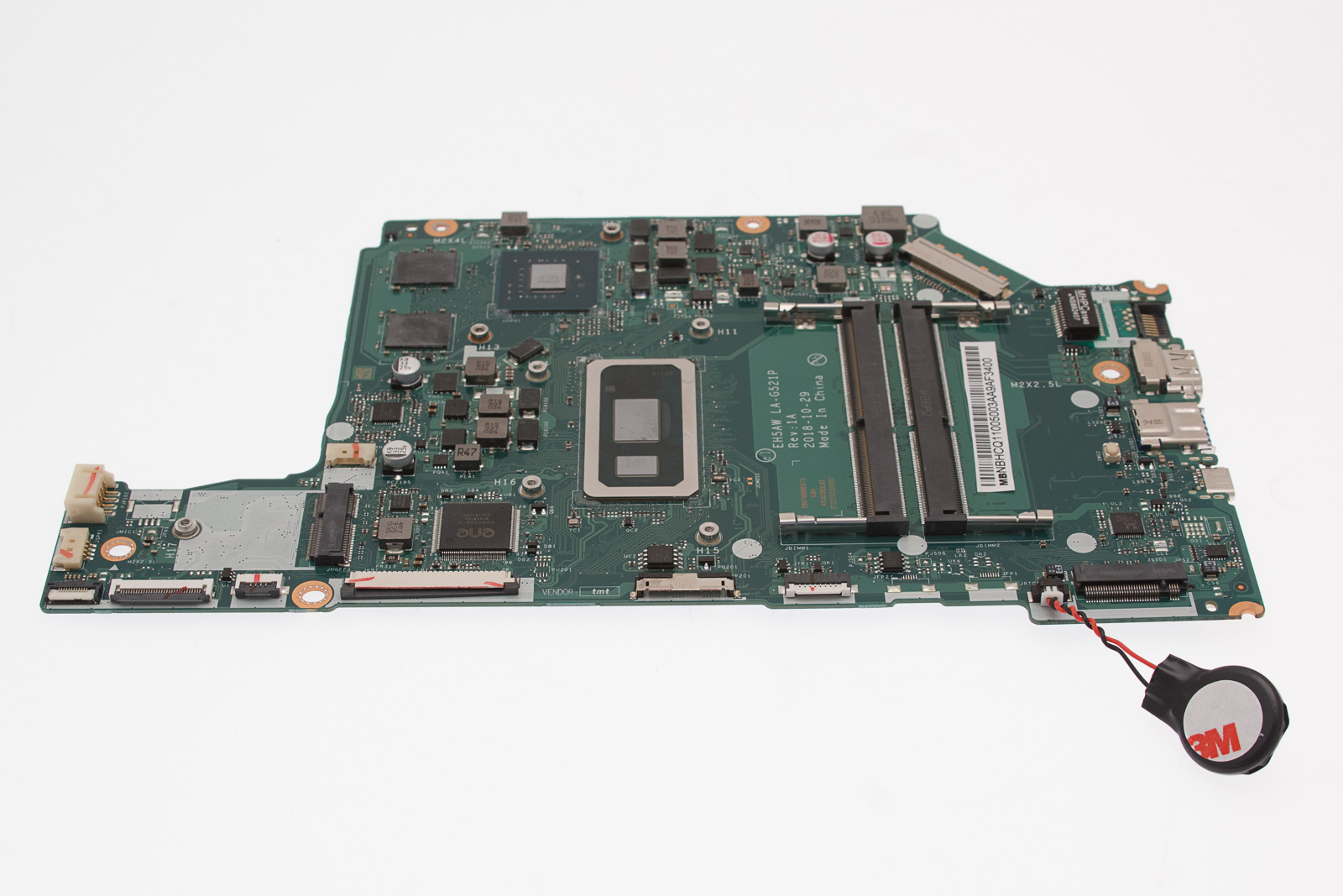 Acer Mainboard W/CPU.I5-8265U.N17SG2/MX250 Aspire 5 A515-52G Serie (Original)