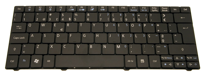 Acer Tastatur / Keyboard (Portugal) Aspire 1825PT Serie (Original)