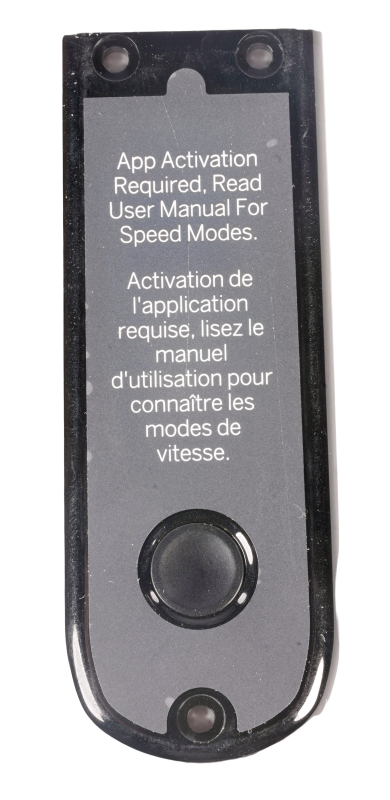 SEGWAY Abdeckung Display MAX G30D II (Original)