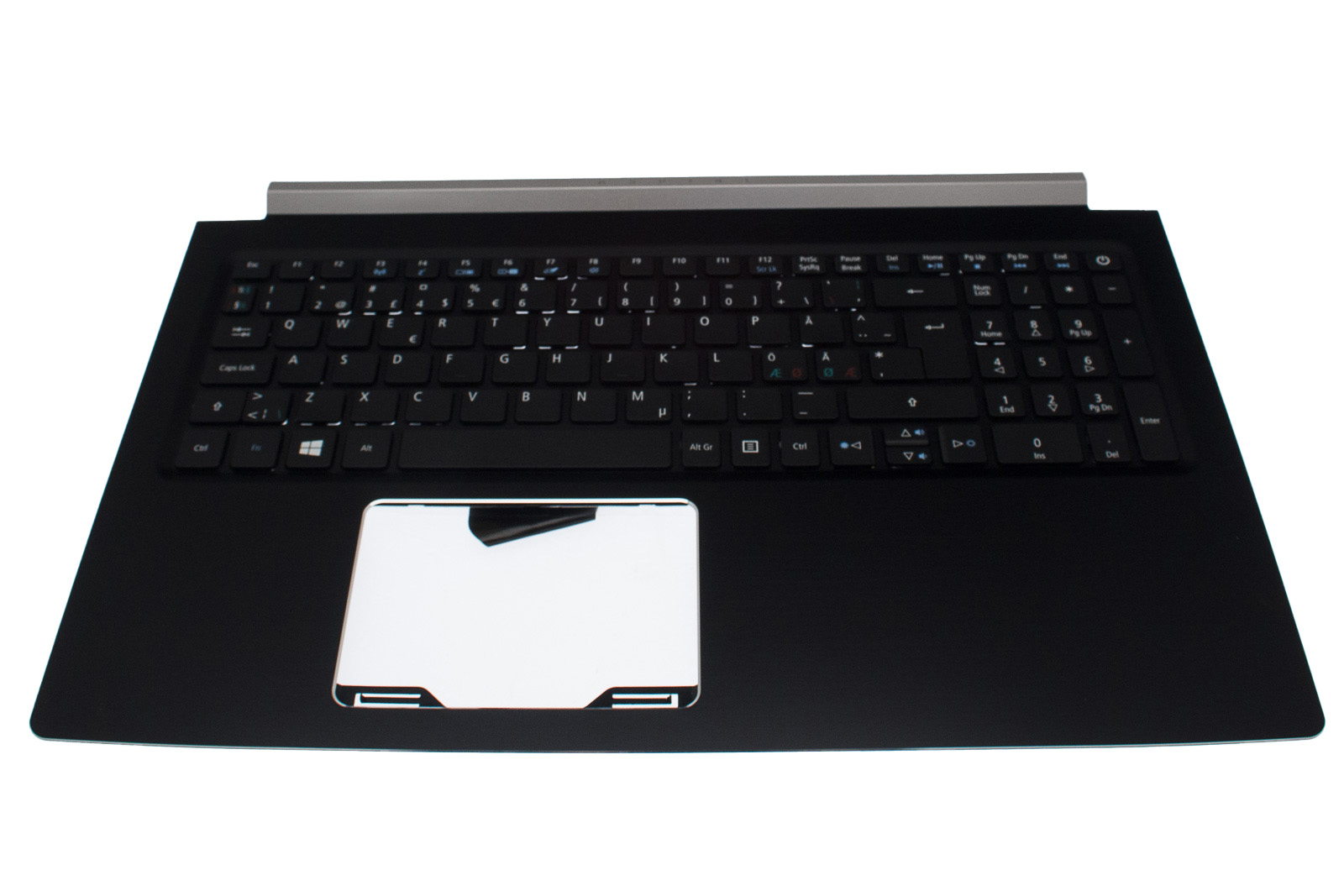 Acer Tastatur skandinavisch (NORDIC) + Topcase schwarz Aspire 5 A515-51G Serie (Original) Acer Tastatur skandinavisch (NORDIC) + Topcase schwarz Aspire 5 A515-51G Serie (Original)
