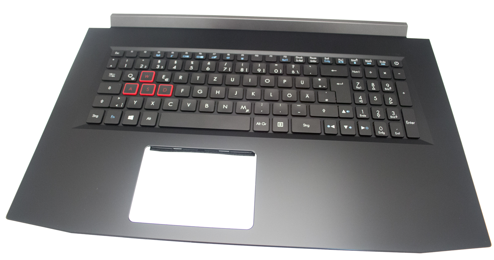 Acer Tastatur beleuchtet Deutsch (DE) + Top case schwarz Predator Helios 300 PH317-51 Serie (Original)