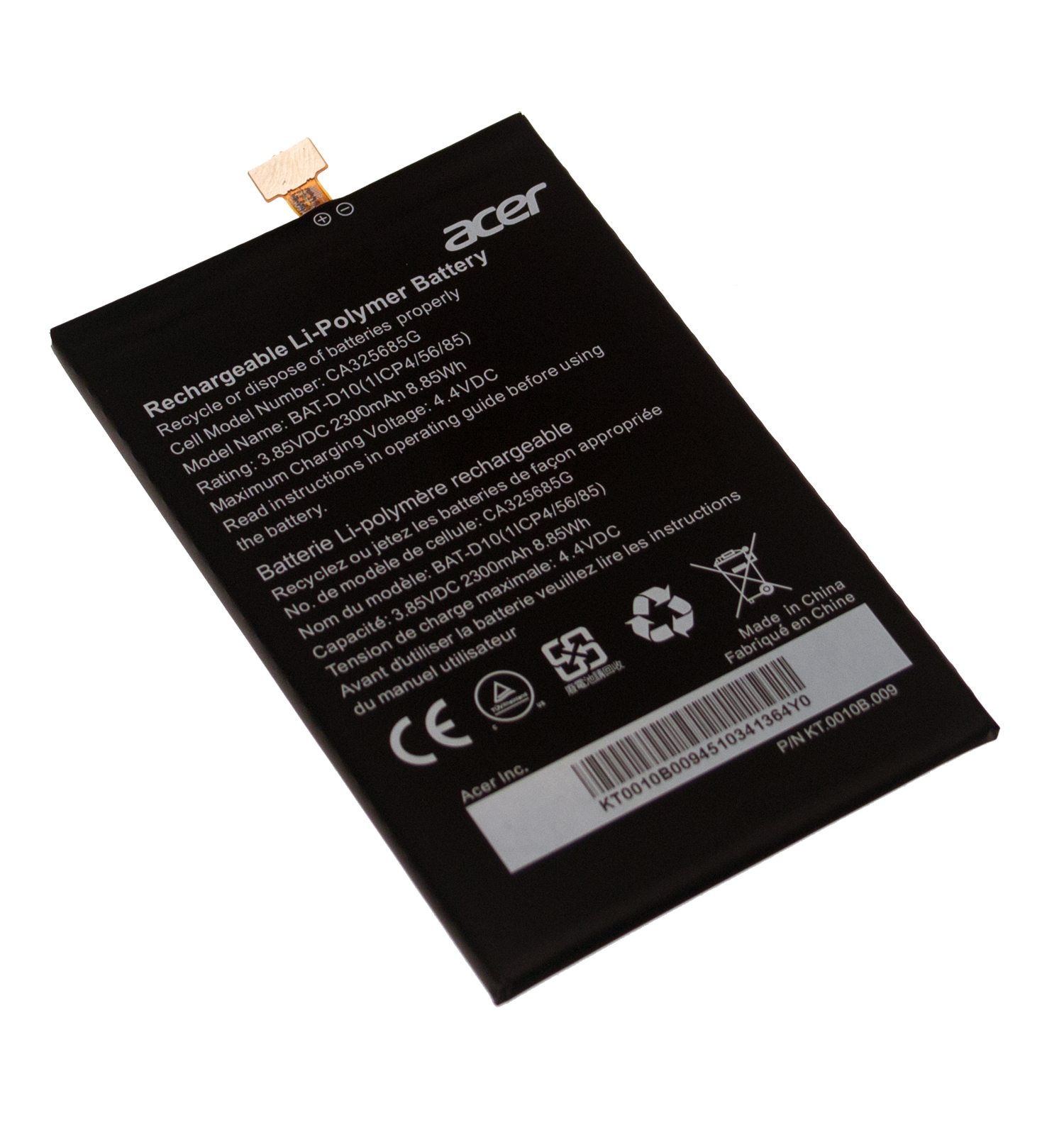 Acer Akku / Batterie 2320mAh Liquid Jade (S56) (Original)