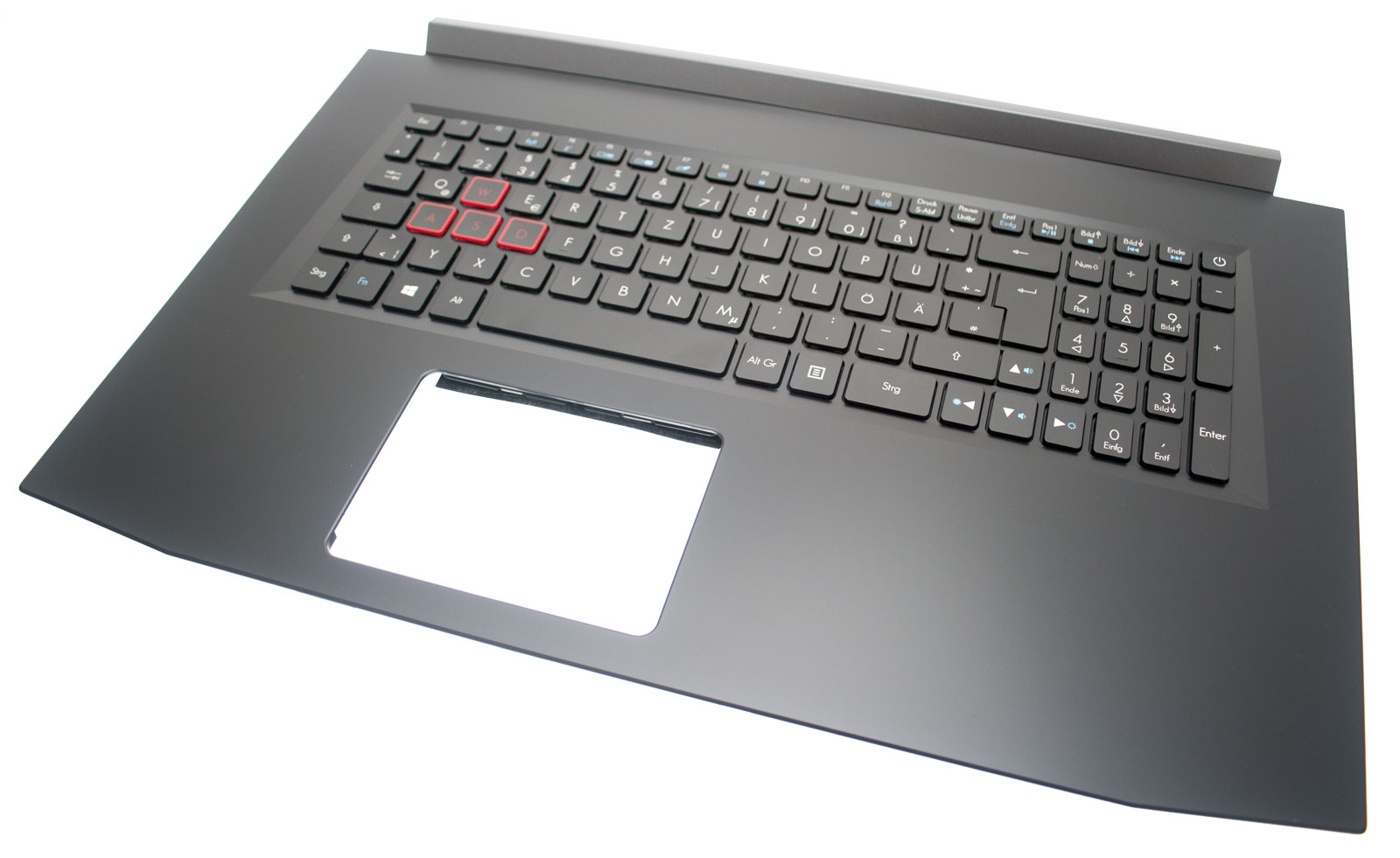 Acer Tastatur beleuchtet Deutsch (DE) + Top case schwarz Predator Helios 300 PH317-51 Serie (Original)