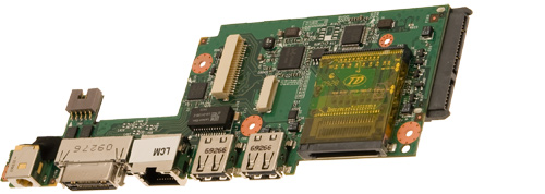 Acer USB Board / Netzteilbuchse - DC IN 65W / LAN Board TravelMate 8331 Serie (Original)