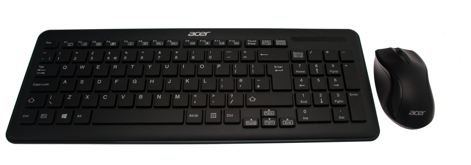 Acer Tastatur / Maus SET englisch (GB) schwarz Aspire GX-281 Serie (Original)