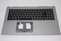 Acer Tastatur US-Int. (US) + Top case silber Aspire 3 A315-58 Serie (Original)