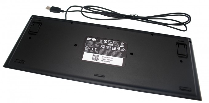 Acer USB Tastatur Deutsch (DE) schwarz Revo Cube Pro VEN76G Serie (Original)