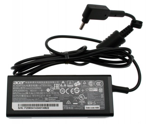 Acer Chargeur Alimentation noir 19V / 2,37A / 45W sans câble Swift 5 SF514-53T Serie (Original)