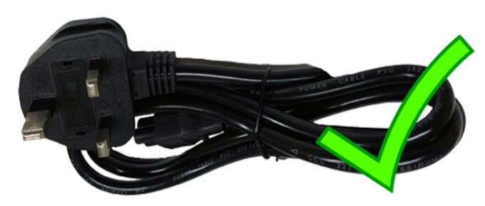 Acer Power Supply / AC Adaptor 19V / 3,42A / 65W with Power Cord UK / GB / IE Iconia W700 Serie (Original)