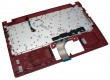 Acer Tastatur US-Int. (US) + Topcase rot Aspire 1 A114-32 Serie (Original)