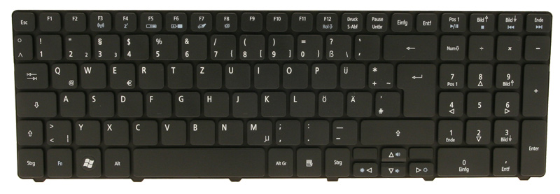Green Cell/® Notebook Tastatur f/ür Acer Aspire 7740G DE QWERTZ NEU